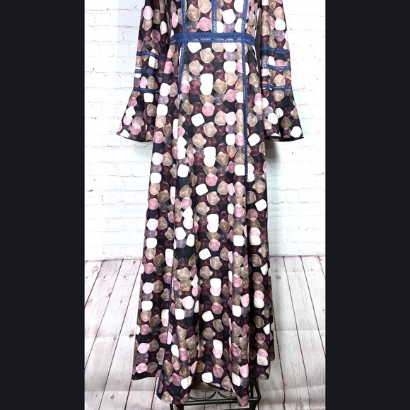 ⏳••NWT🤩 |•ANNA HARIRI•| Lokum Maxi Long Sleeve Dress - Picture 8 of 16